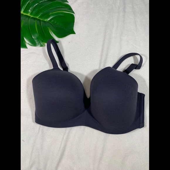 NEW $65 Wacoal How Perfect No-Wire Contour Bra in‎ Graphite [SZ 34DD ] - Picture 2 of 8